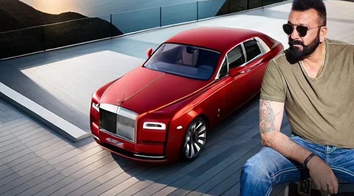 Sanjay Dutta With His Car