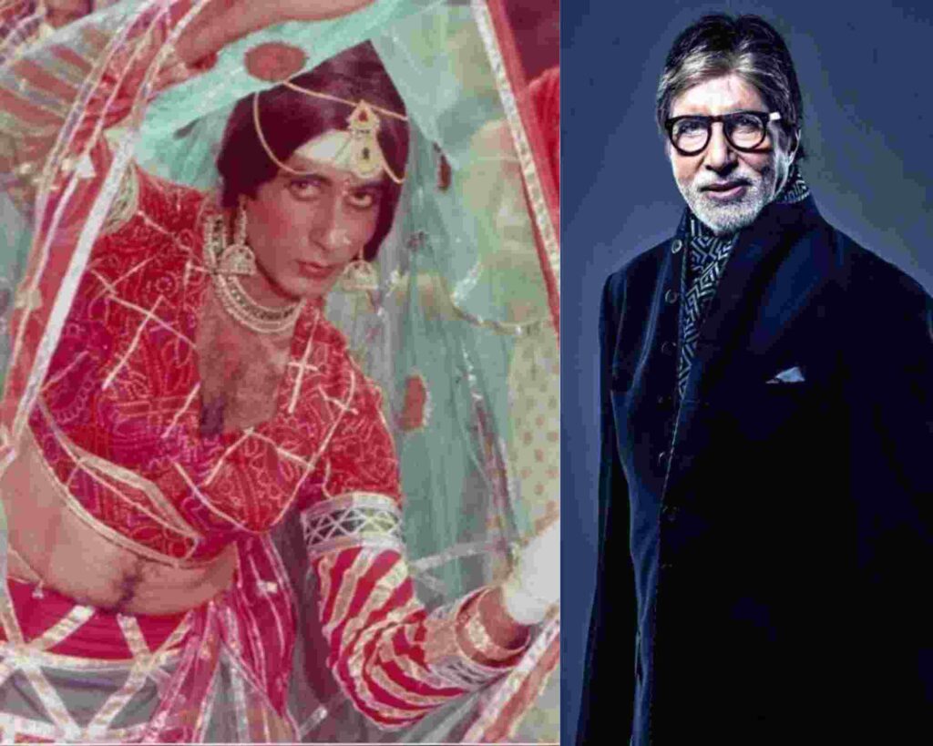 Amitabh Bachchan in female role
