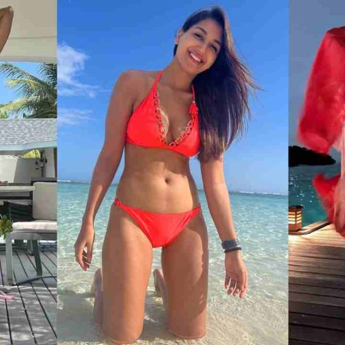 Kabir Singh actress enjoying vacation in orange, yellow bikini in Maldives! See the pics